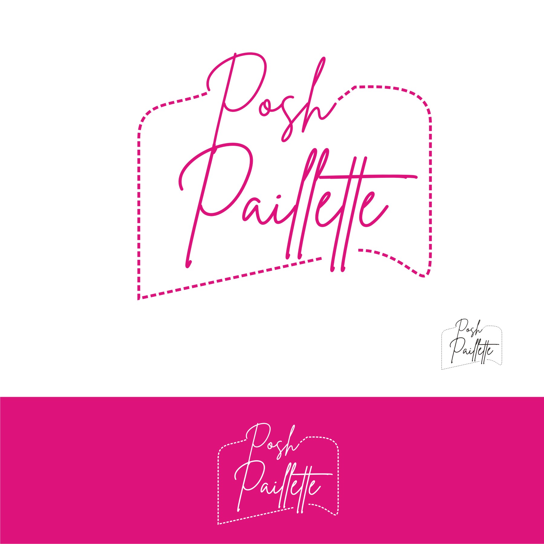 Logo-Design von Falguni für Posh Paillette | Design #32079768