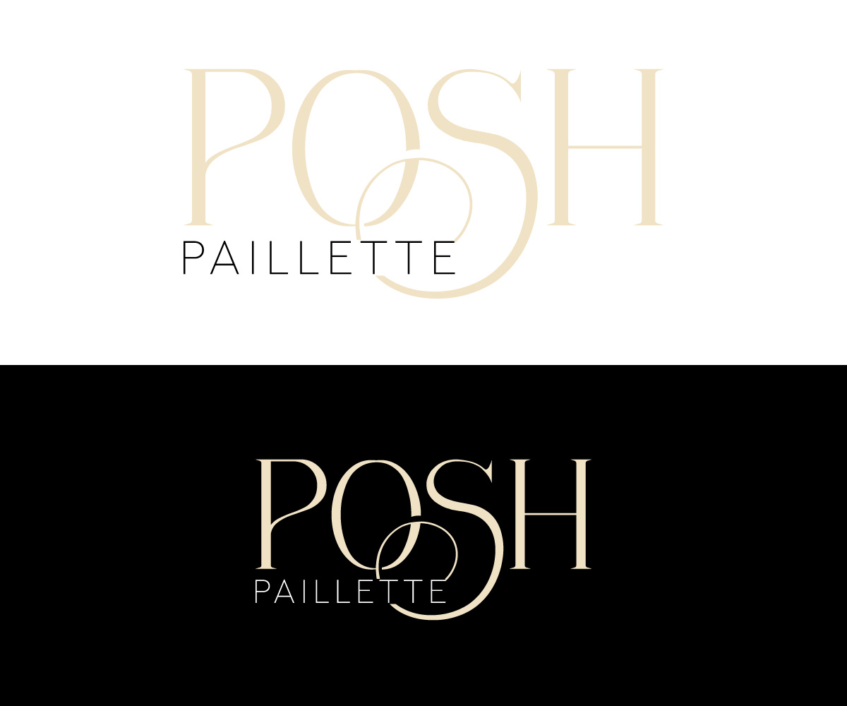 Logo Design by Kavth for Posh Paillette | Design #32085062