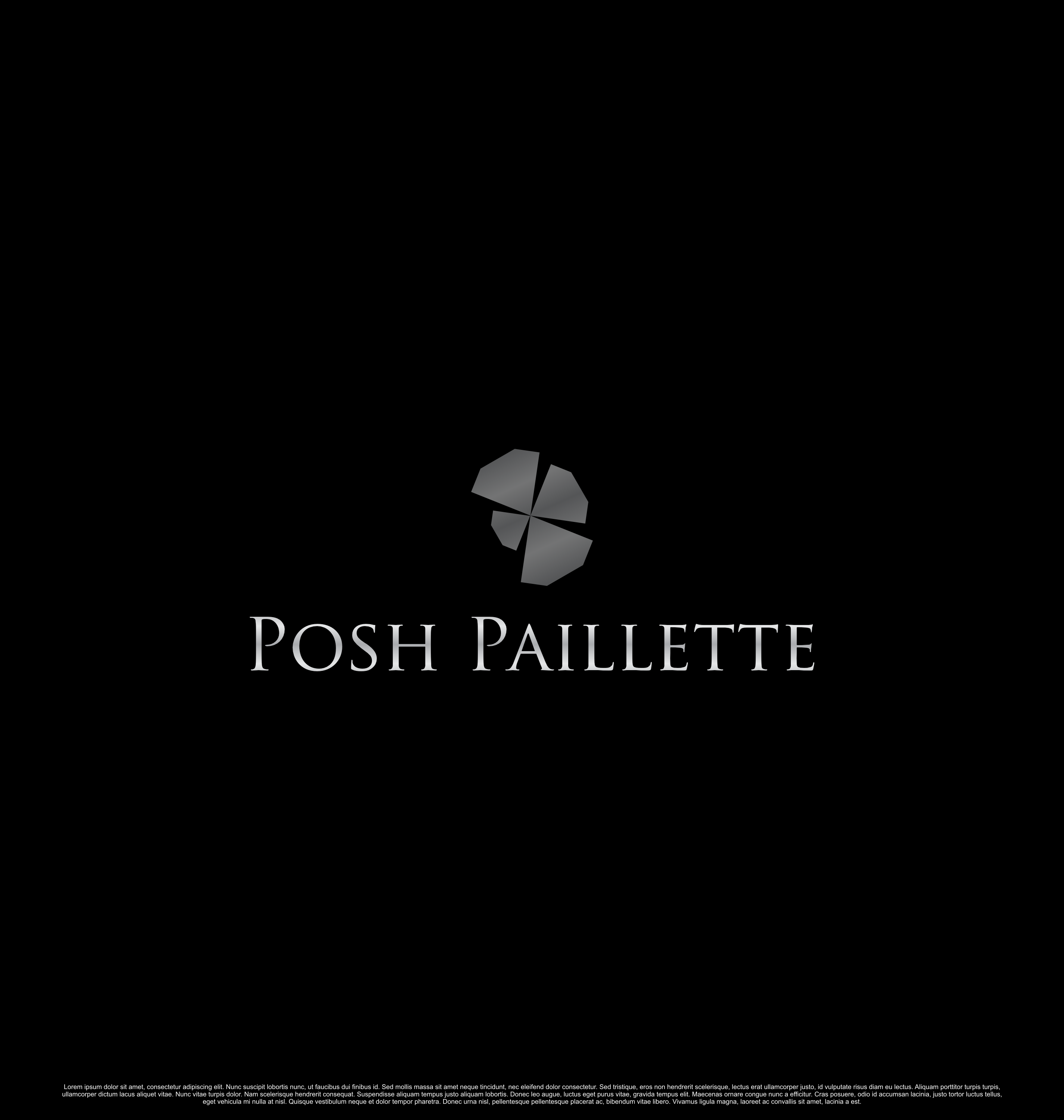 Logo-Design von saesean für Posh Paillette | Design #32059148