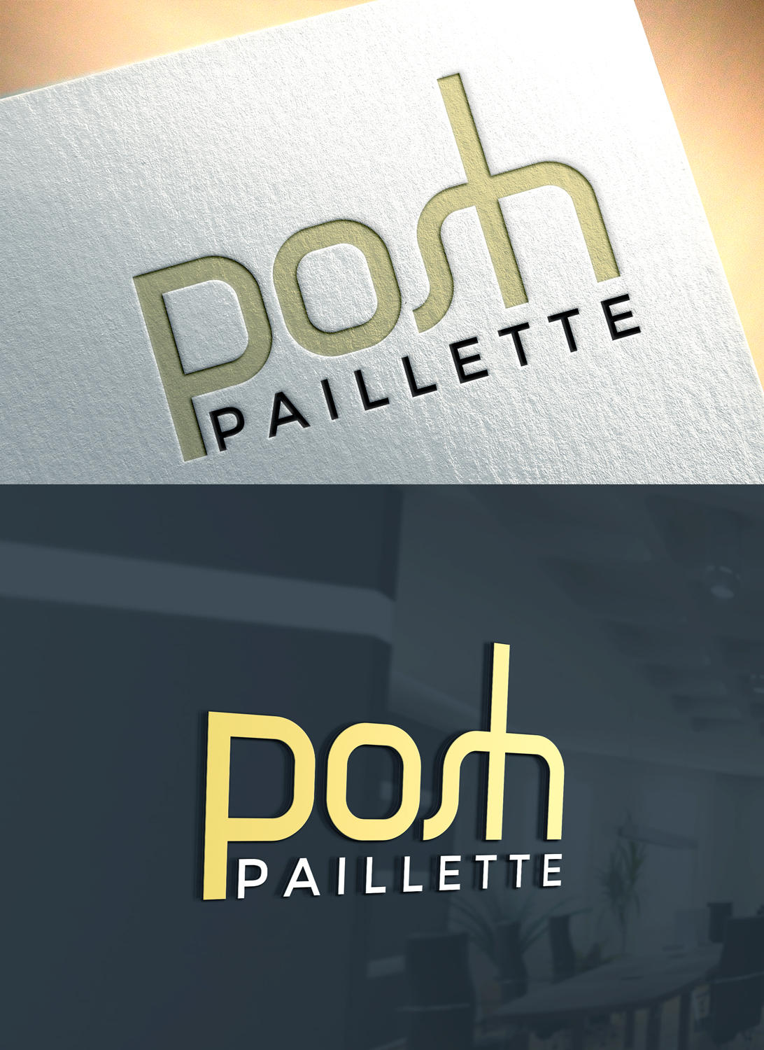 Logo Design by RaKu 2 for Posh Paillette | Design #32087081