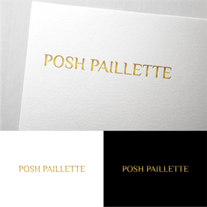 Logo Design by semarco for Posh Paillette | Design: #32056968