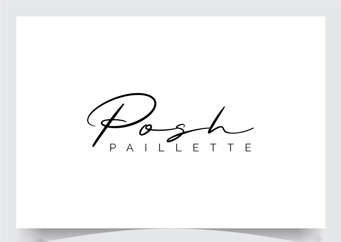 Logo Design by Rahmina for Posh Paillette | Design #32087369