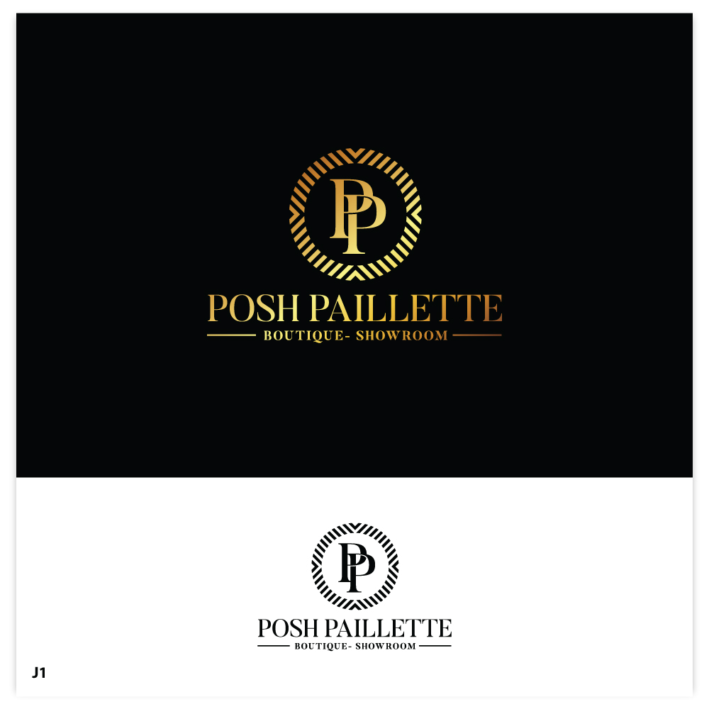 Logo Design by Sujit Banerjee for Posh Paillette | Design #32059780