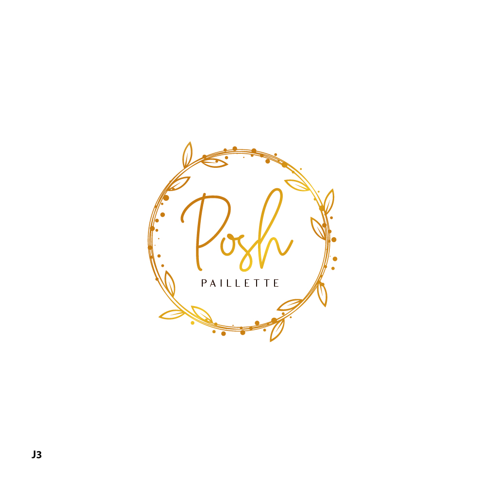 Logo Design by Sujit Banerjee for Posh Paillette | Design #32066388