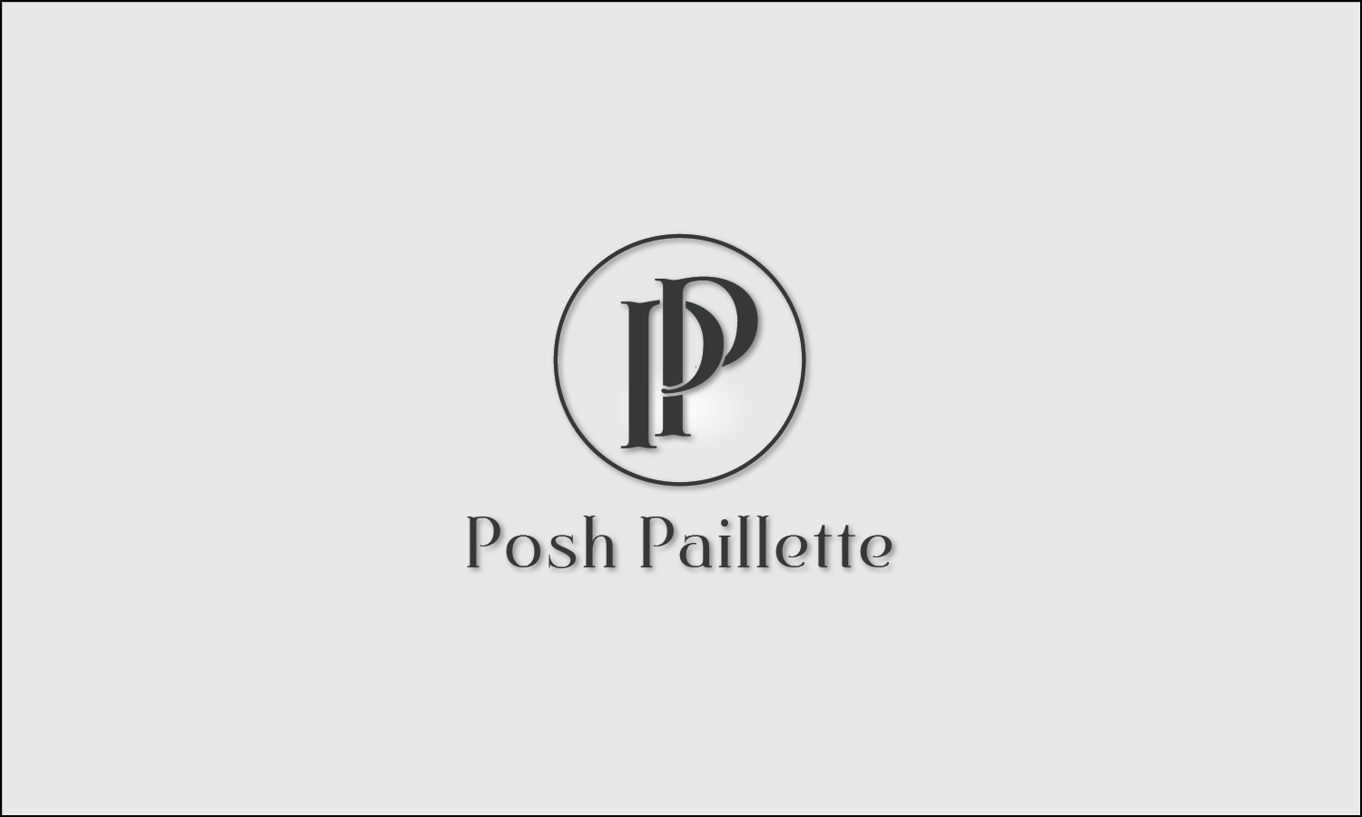 Logo Design by Coneagles for Posh Paillette | Design #32069765