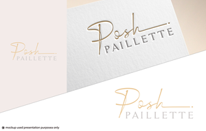 Logo-Design von Rubia@ für Posh Paillette | Design: #32063708