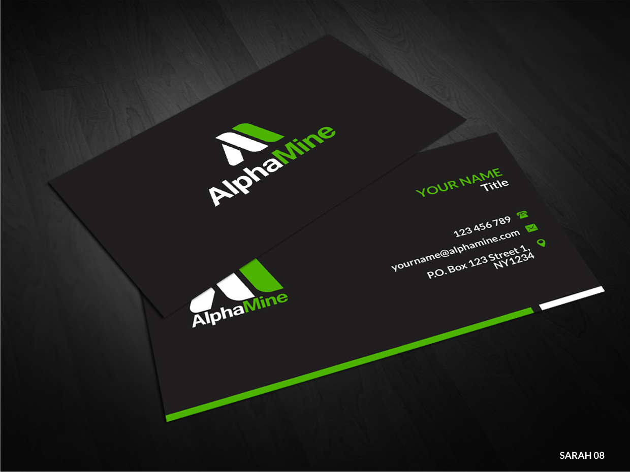 Business Card Design by Sarah Haroon for this project | Design #3165411