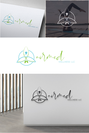 Logo Design by Om Namah Shivay for Airmed Wellness, LLC | Design: #32067291
