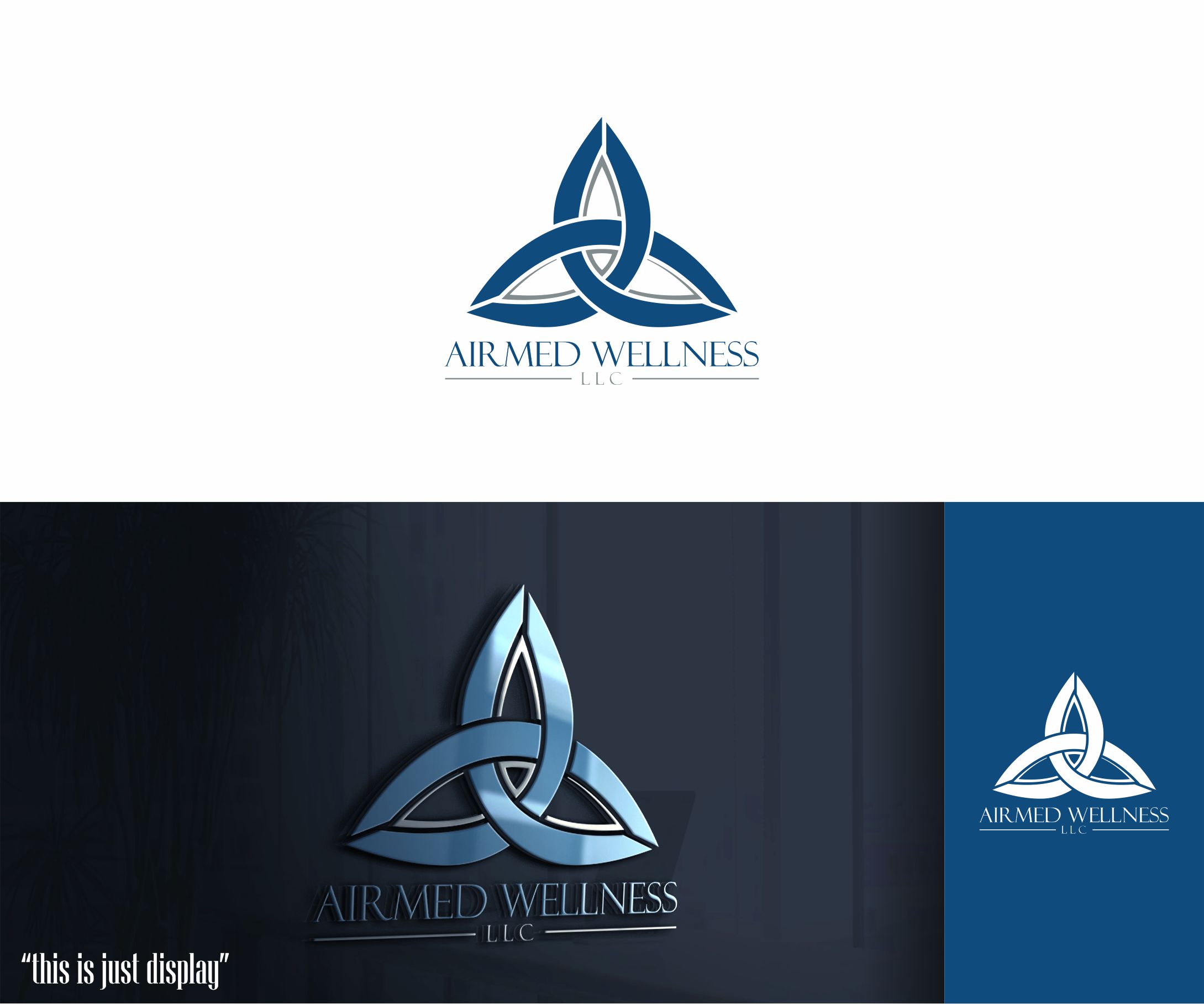 Logo Design by alkaline for Airmed Wellness, LLC | Design #32055967