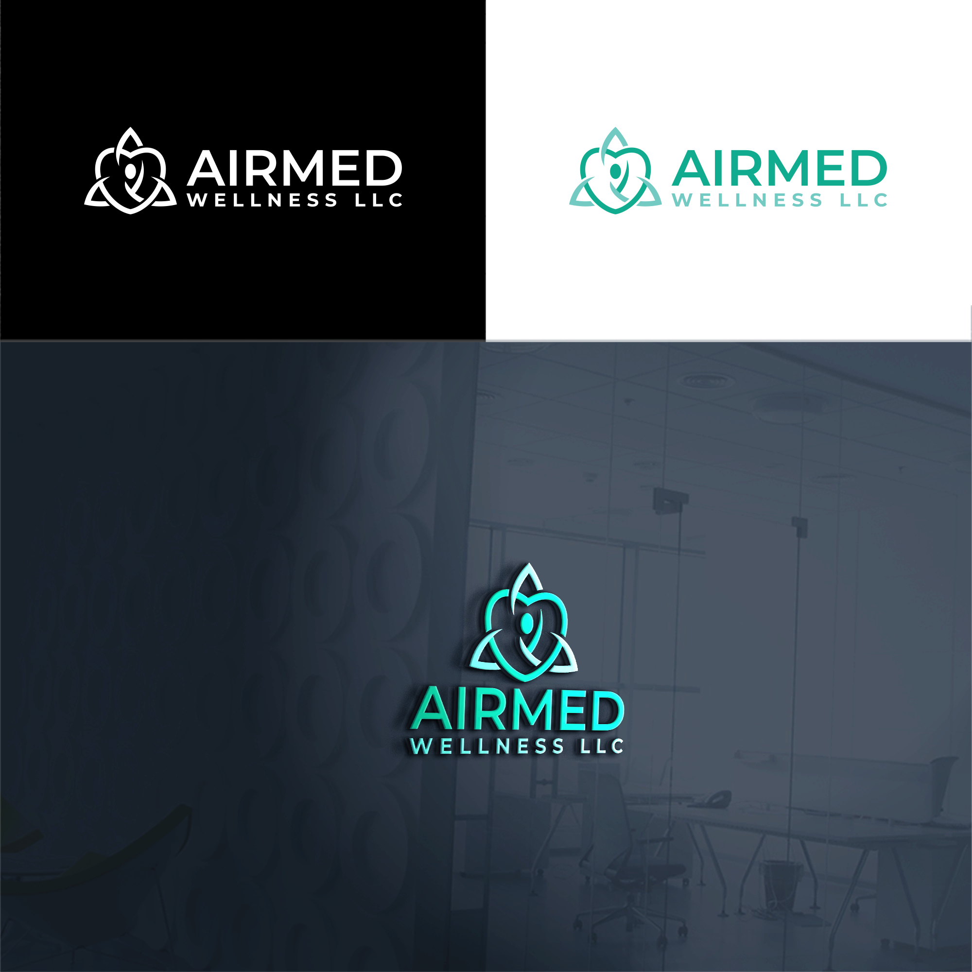 Logo-Design von RA-bica für Airmed Wellness, LLC | Design #32065640