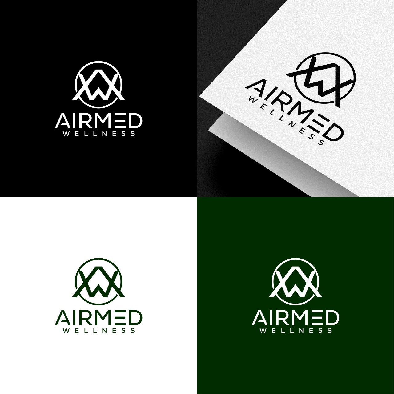 Logo Design by yellowdot for Airmed Wellness, LLC | Design #32074671