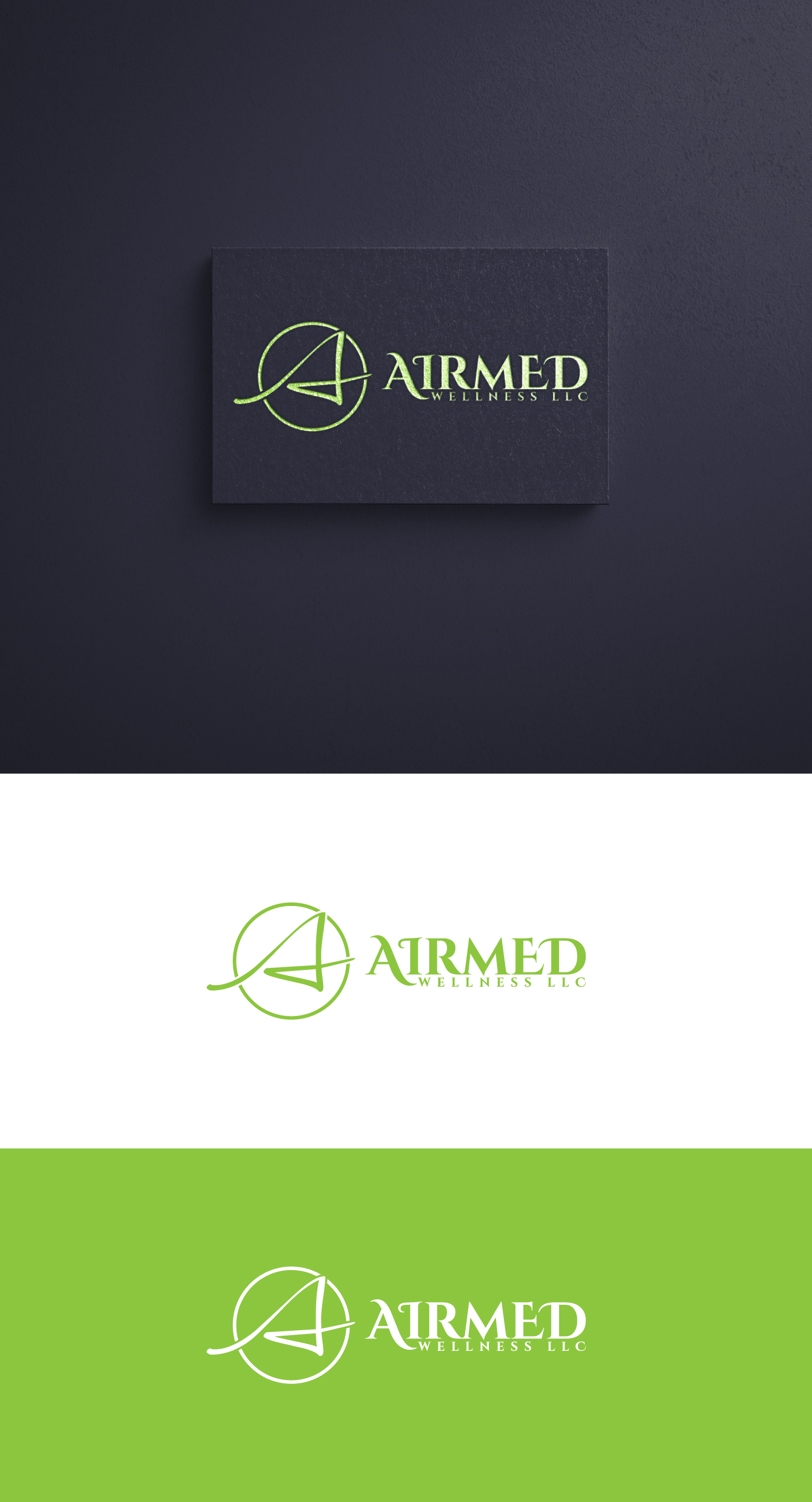 Logo Design by 100%design for Airmed Wellness, LLC | Design #32056461