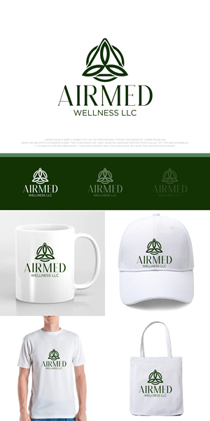 Logo Design by fly  design for Airmed Wellness, LLC | Design: #32065876
