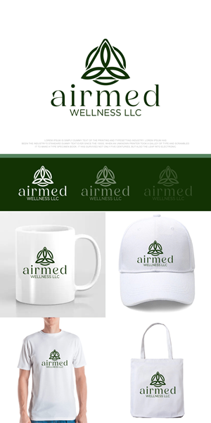 Logo Design by fly  design for Airmed Wellness, LLC | Design: #32065877