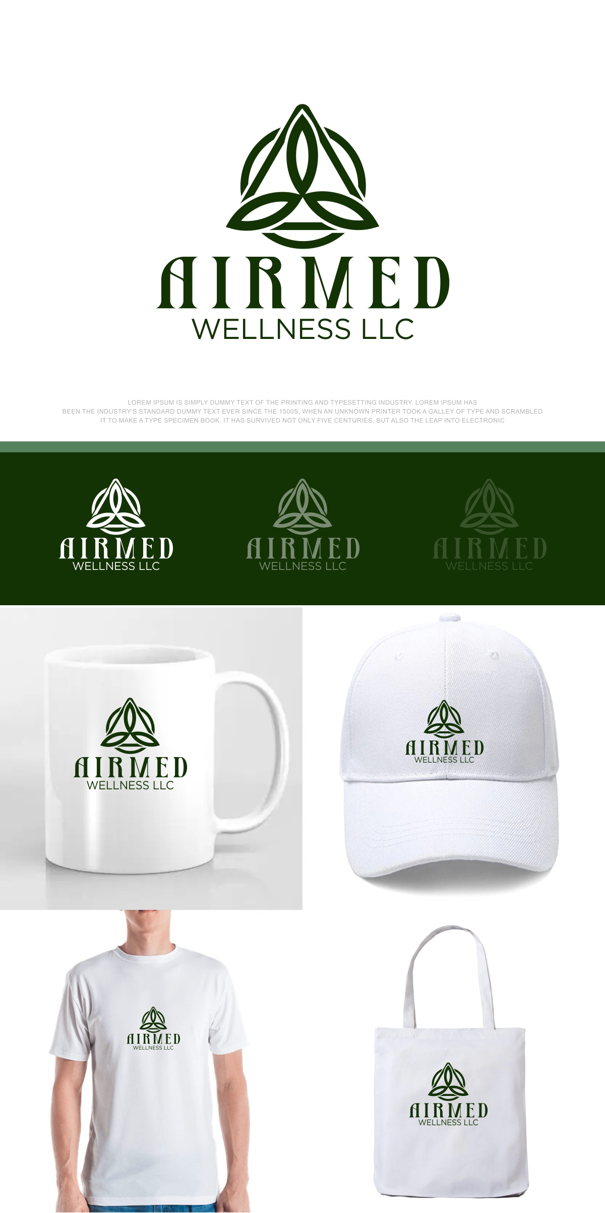 Logo Design by fly  design for Airmed Wellness, LLC | Design #32065878