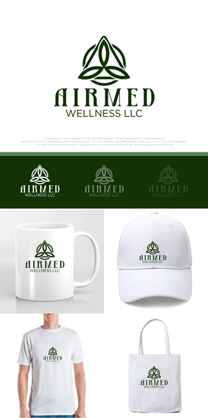 Logo Design by fly  design for Airmed Wellness, LLC | Design: #32065878