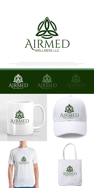 Logo Design by fly  design for Airmed Wellness, LLC | Design: #32065879