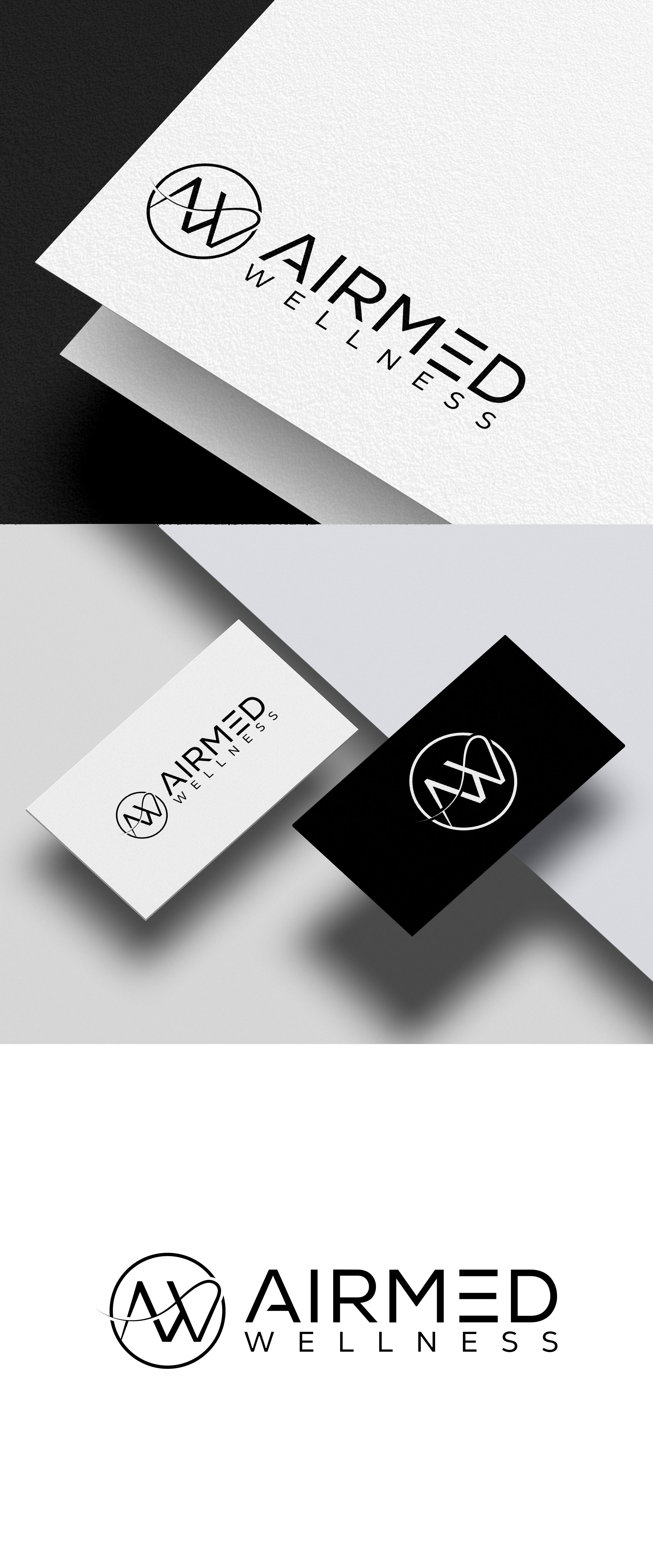Logo Design by AEXO for Airmed Wellness, LLC | Design #32074227
