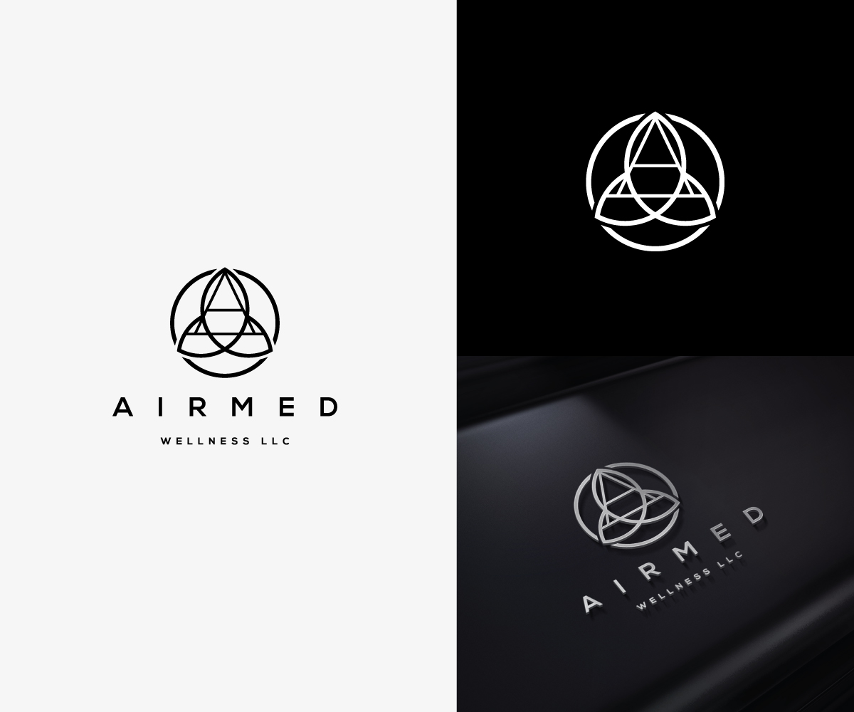 Logo Design by step forward 2 for Airmed Wellness, LLC | Design #32057366
