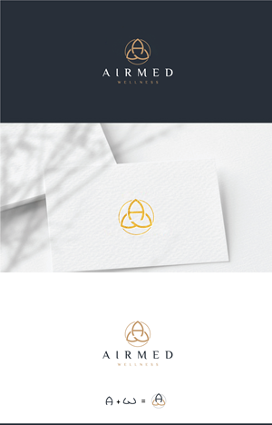 Logo Design by step forward 2 for Airmed Wellness, LLC | Design: #32057595