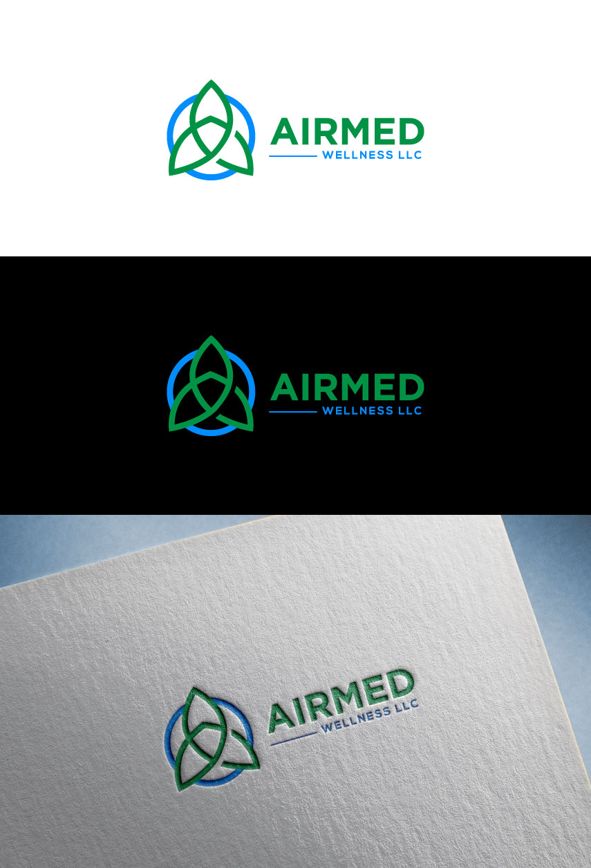 Logo Design by flora.c design for Airmed Wellness, LLC | Design #32057742