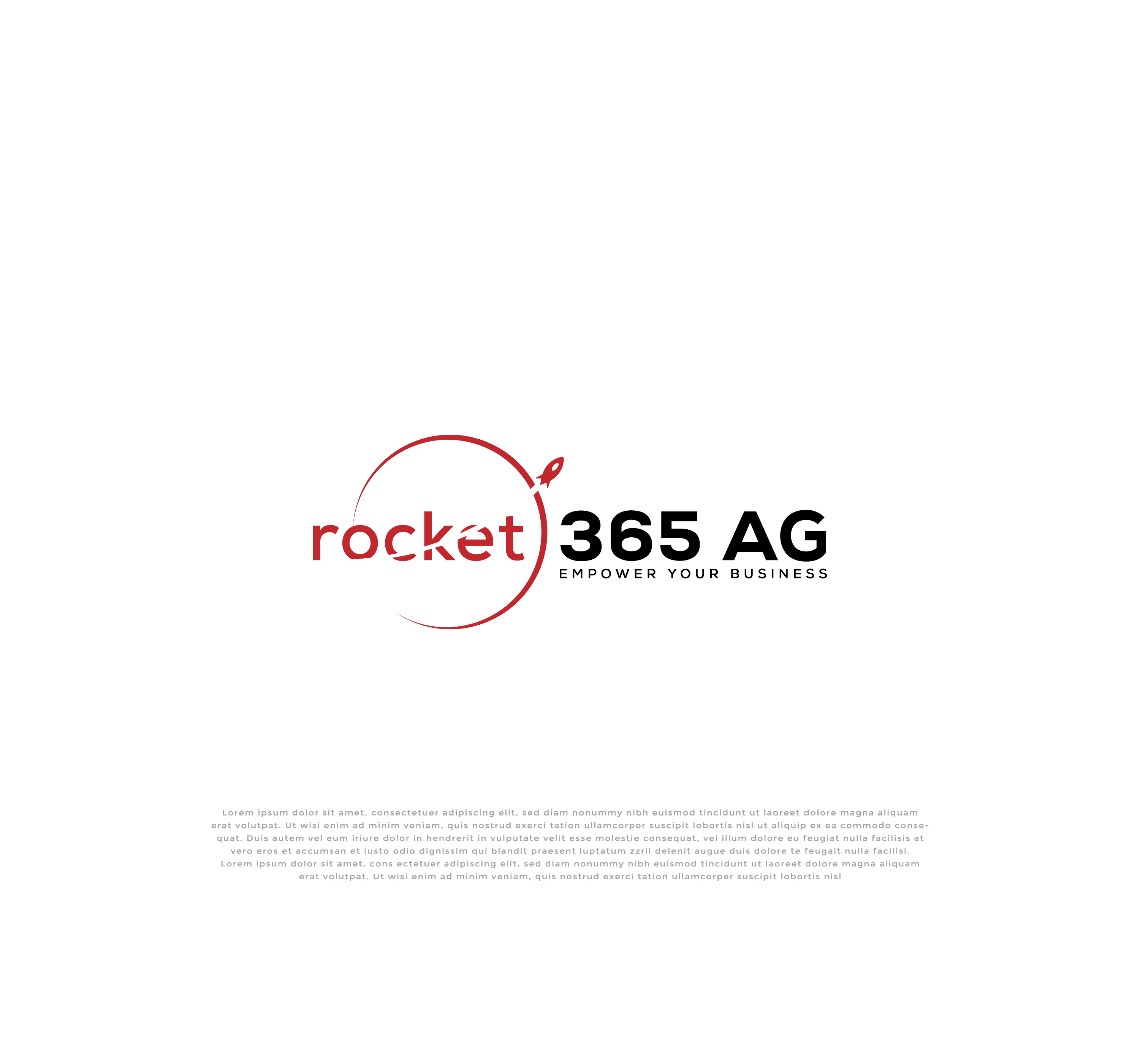 Logo Design by mehedi.h for rocket365 AG | Design #32061187