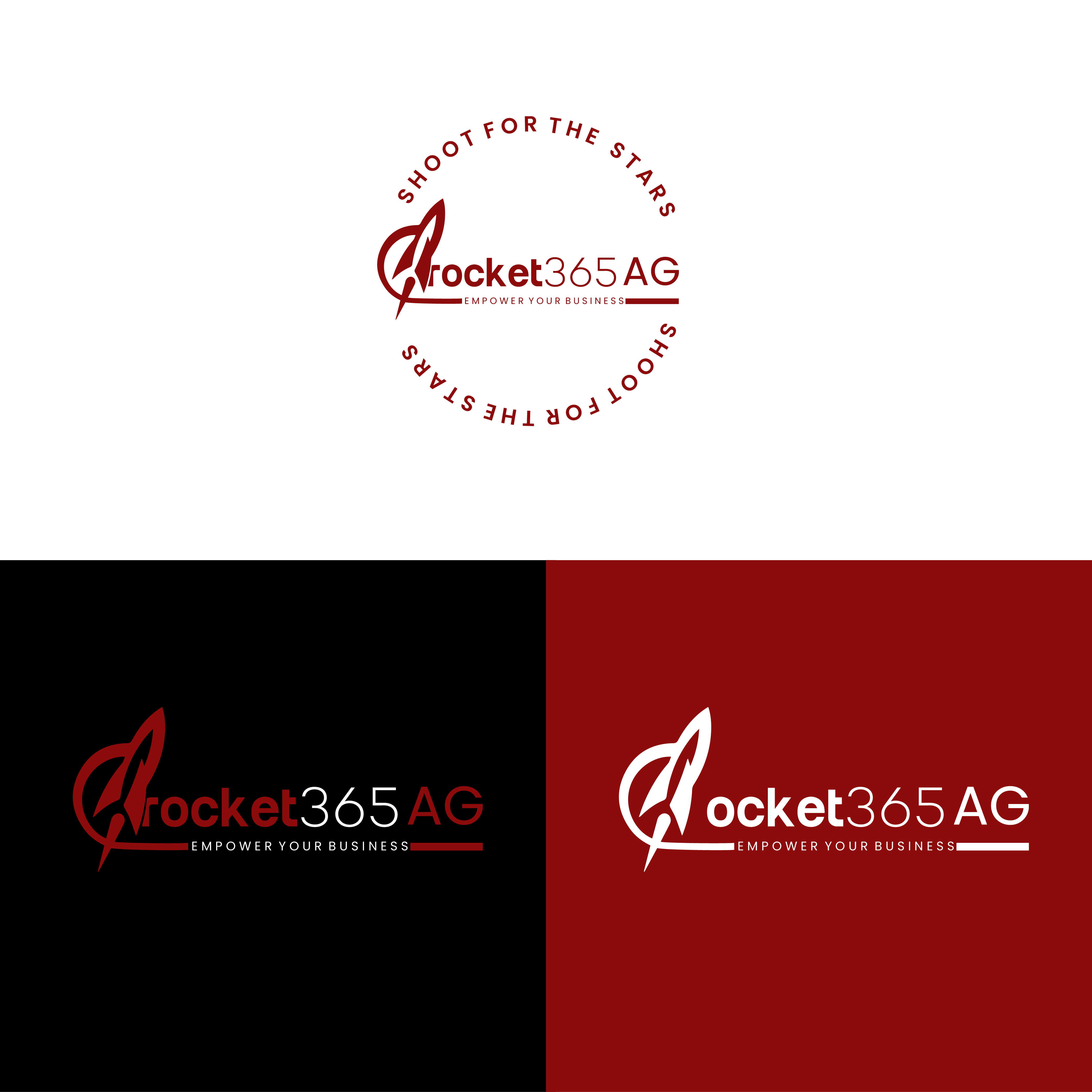 Logo Design by Shariqology for rocket365 AG | Design #32060583