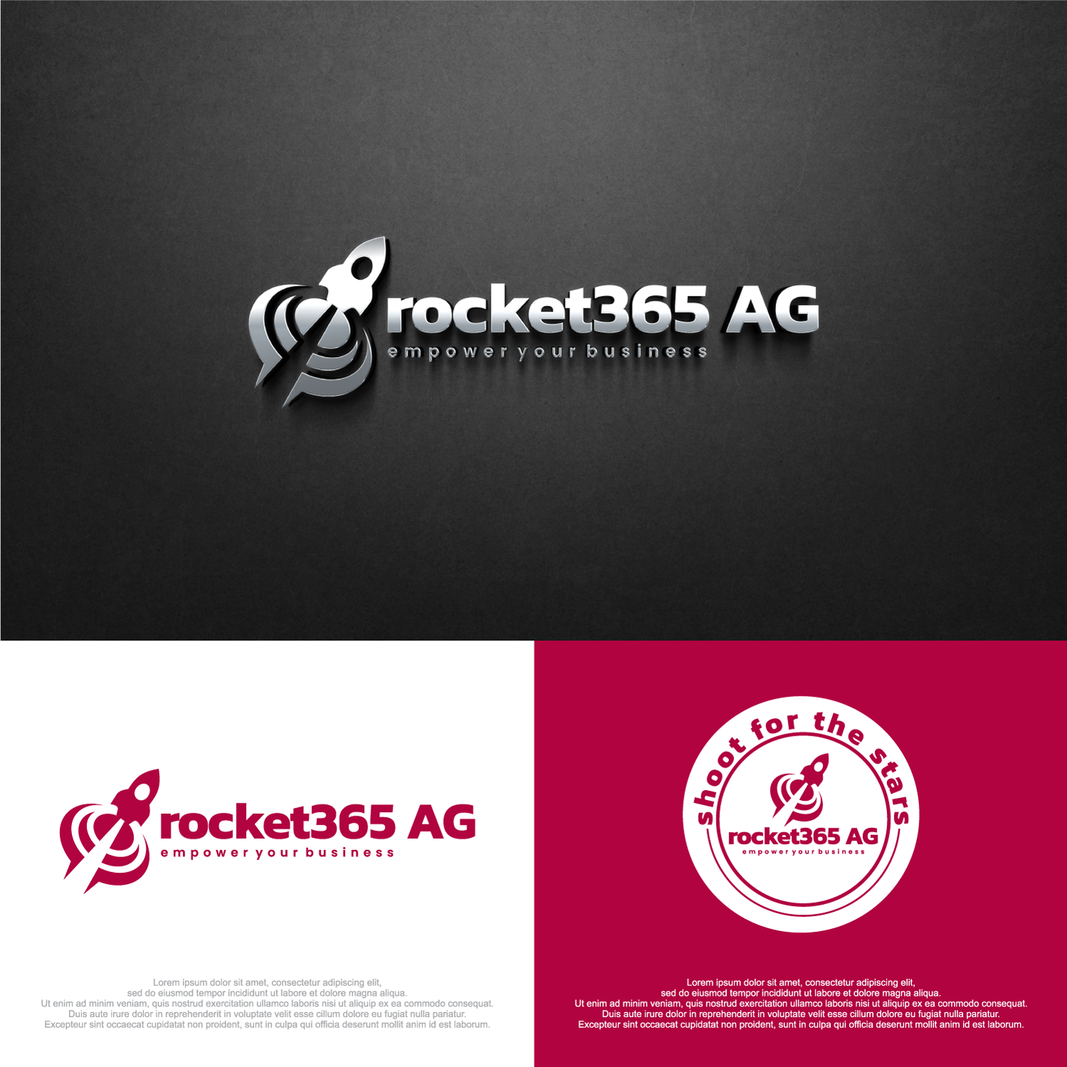 Logo-Design von JoiceSinatra für rocket365 AG | Design #32059919