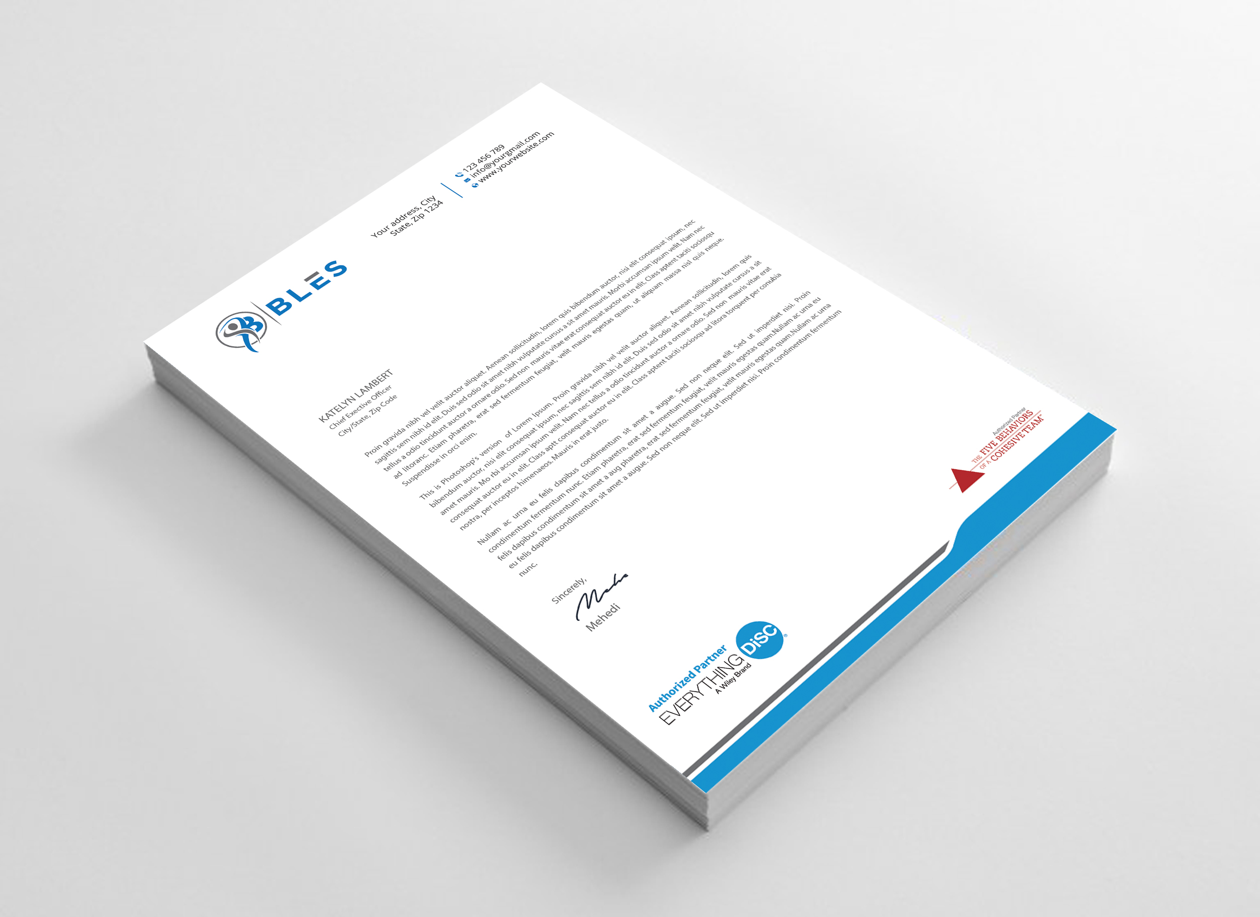 Letterhead Design by Expert Bappy for this project | Design #32063959