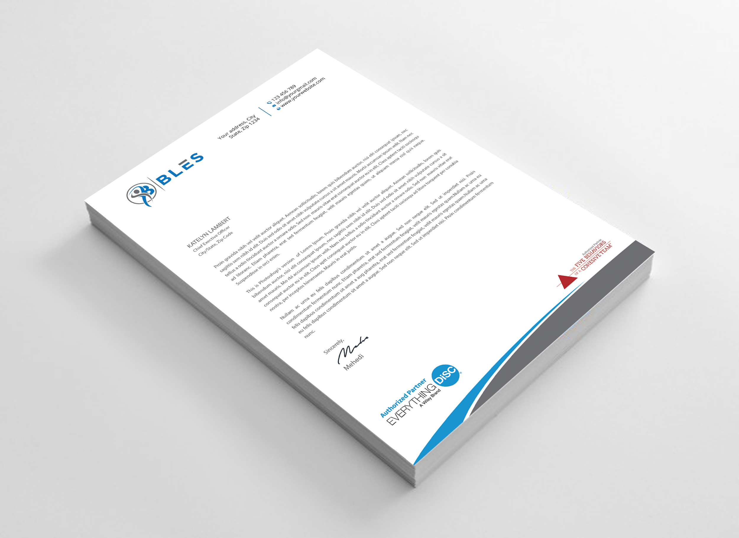Letterhead Design by Expert Bappy for this project | Design #32063988