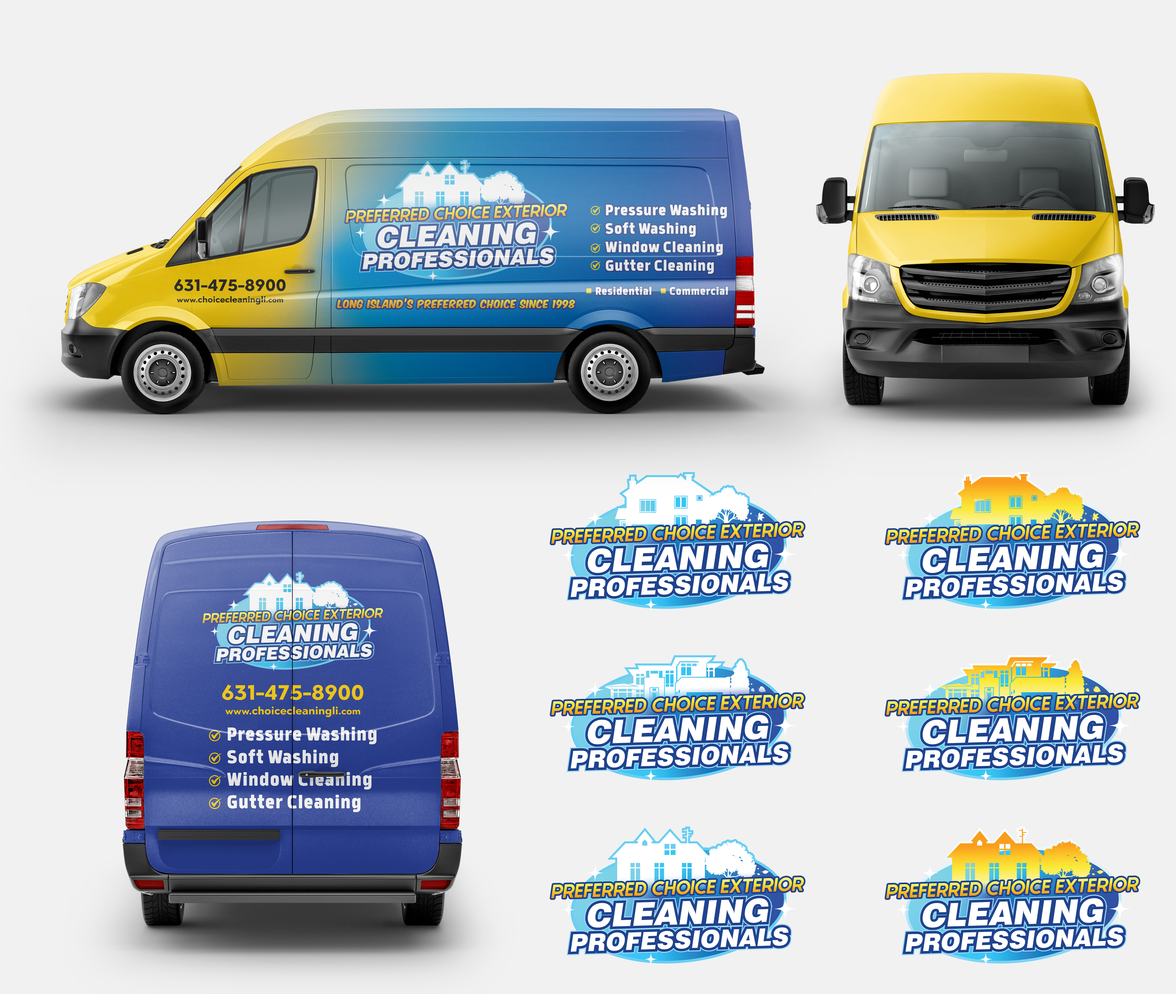Diseño de Rotulación de Vehículo por sl.design para Preferred Choice Cleaning Services | Diseño #32077003