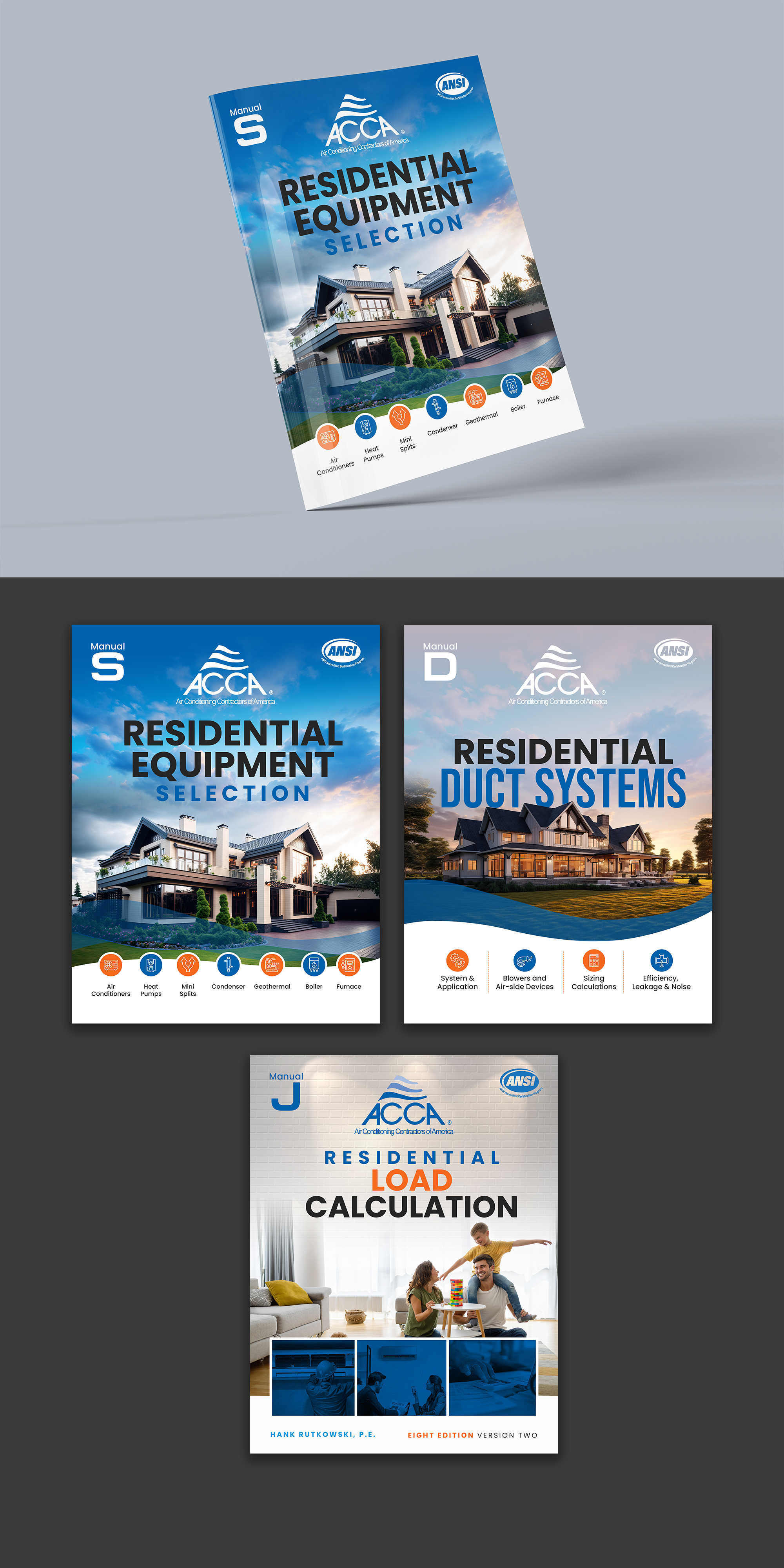 Book Cover Design by ArtHive for Air Conditioning Contractors of America (ACCA) | Design #32107129