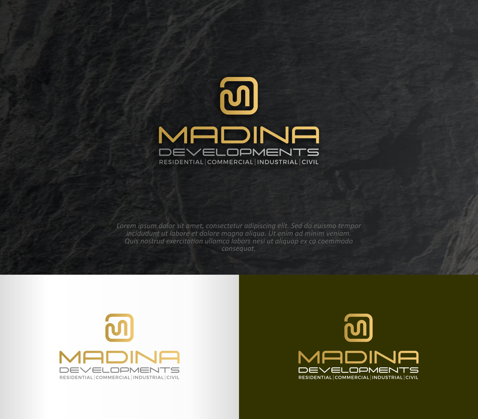 Logo Design by Abici for Madina Developments  | Design #32093701