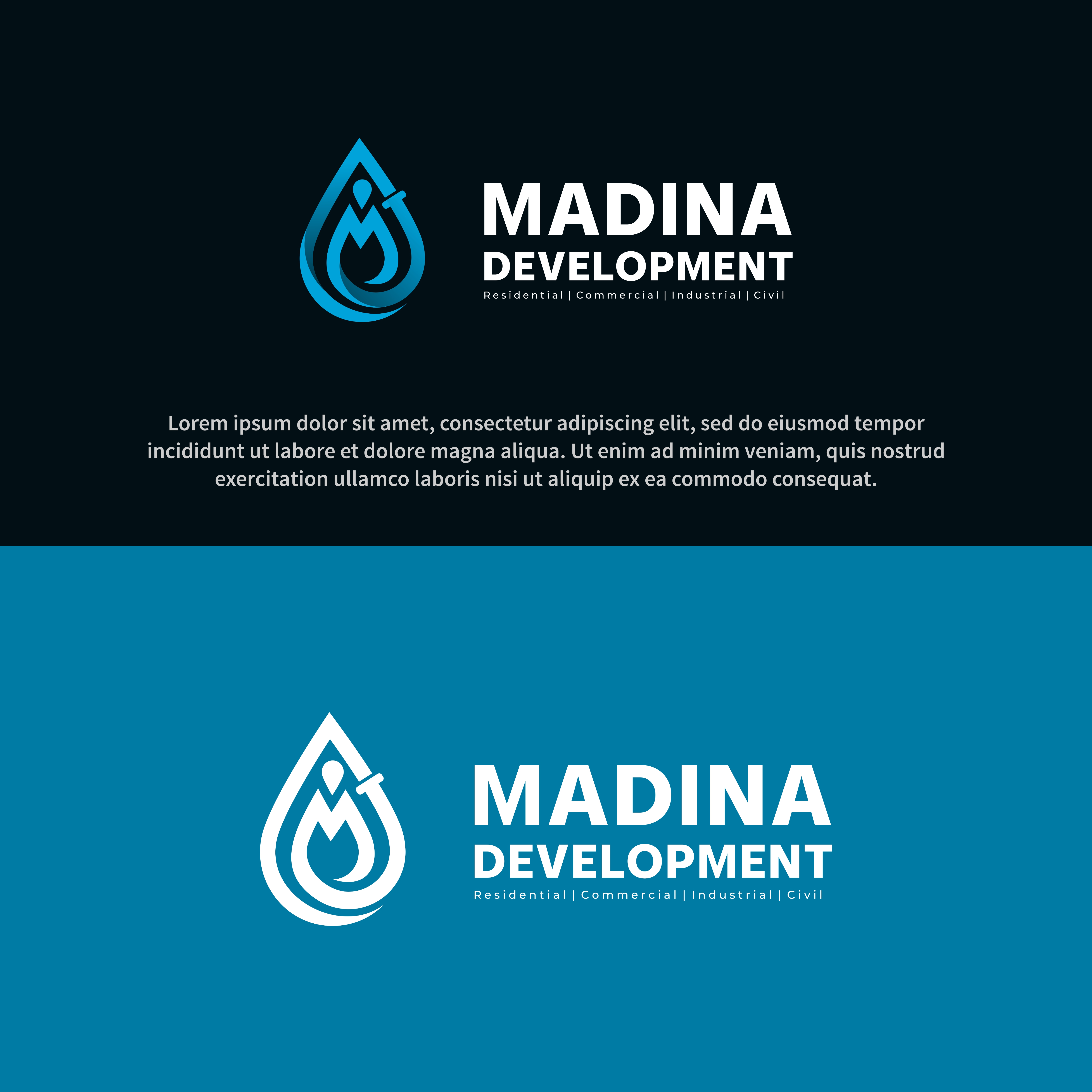 Diseño de Logo por MooezaStudio para Madina Developments  | Diseño #32094126