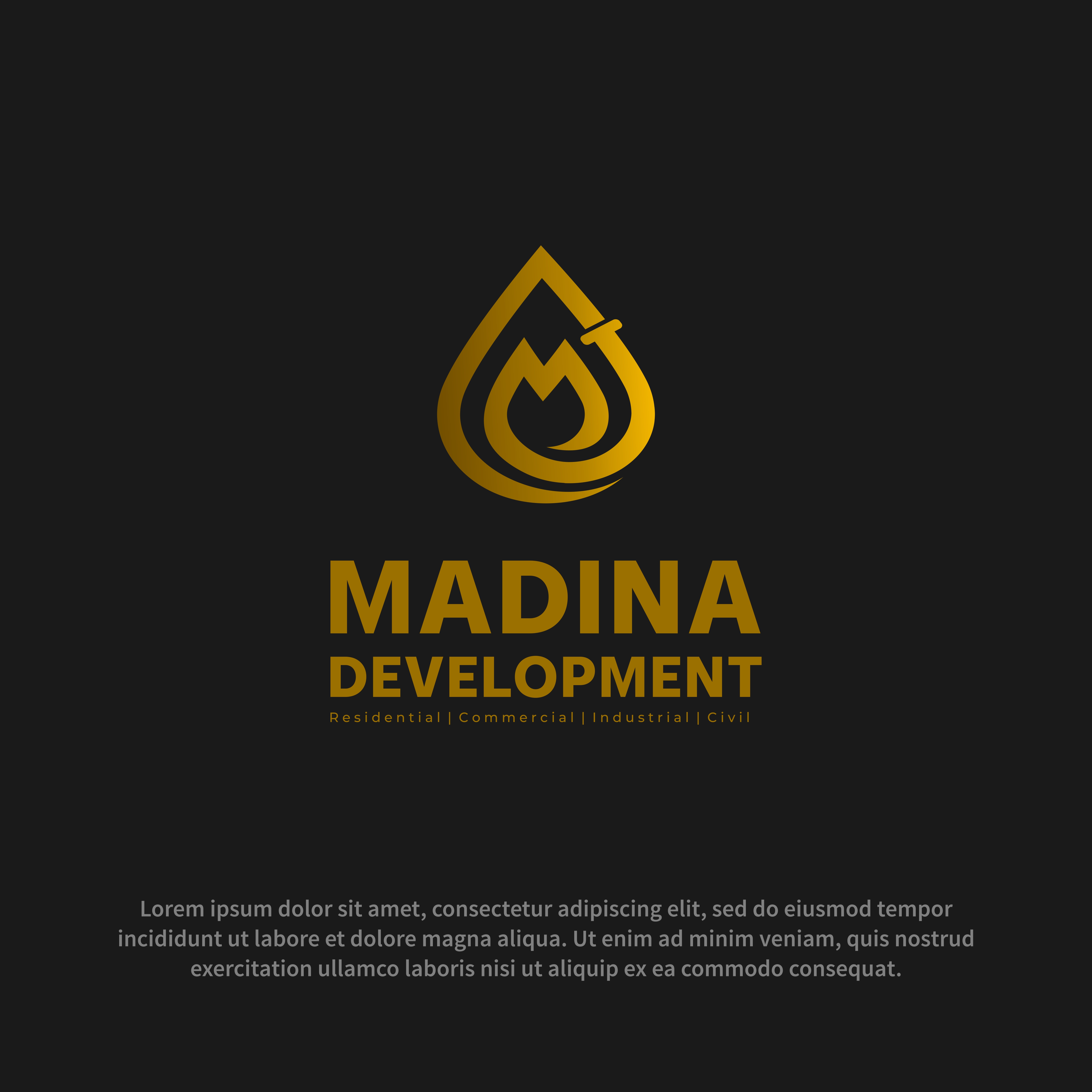 Logo Design by MooezaStudio for Madina Developments  | Design #32115607