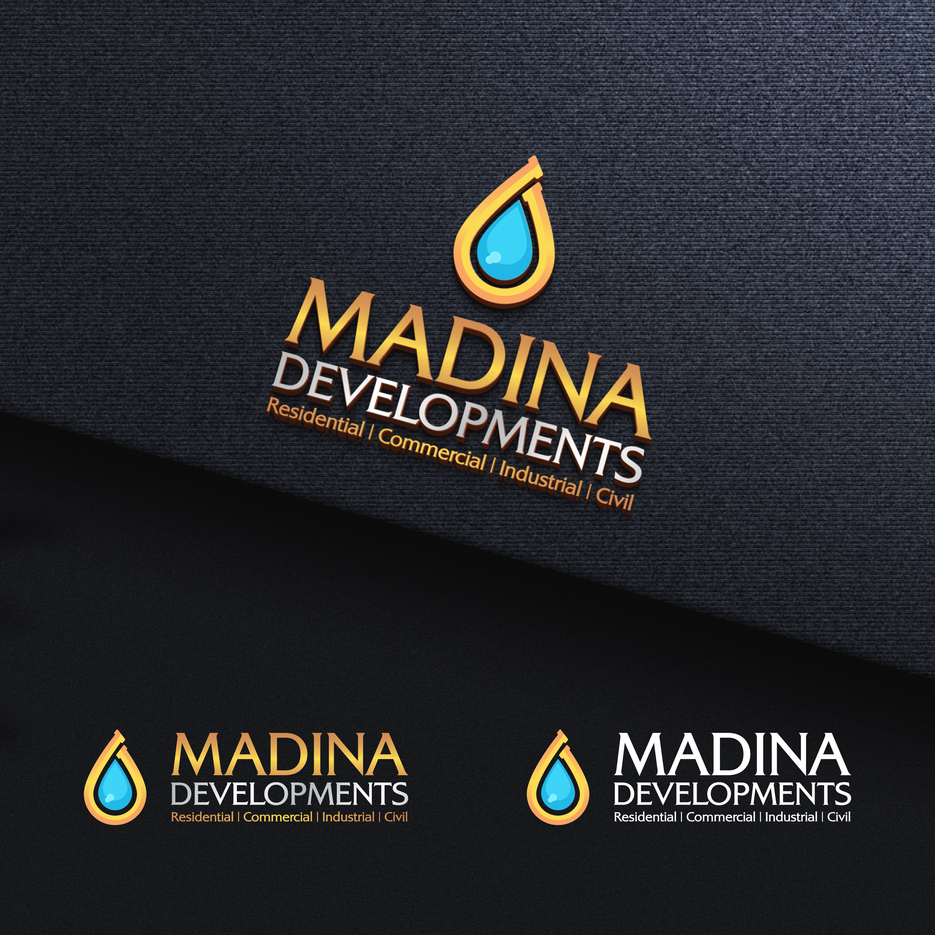 Logo Design by Ashraful 9 for Madina Developments  | Design #32094081