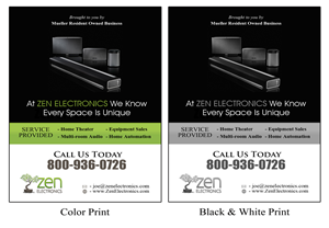 Advertisement Design by NatPearlDesigns for Zen Electronics | Design: #3102416