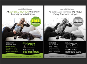 Advertisement Design by NatPearlDesigns for Zen Electronics | Design: #3103385