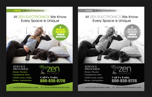 Advertisement Design by NatPearlDesigns for Zen Electronics | Design #3111997