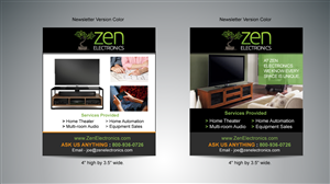 Advertisement Design by designgreen for Zen Electronics | Design: #3103717