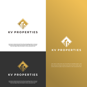 Logo Design by Buntu Pol for KV Properties | Design #32065539