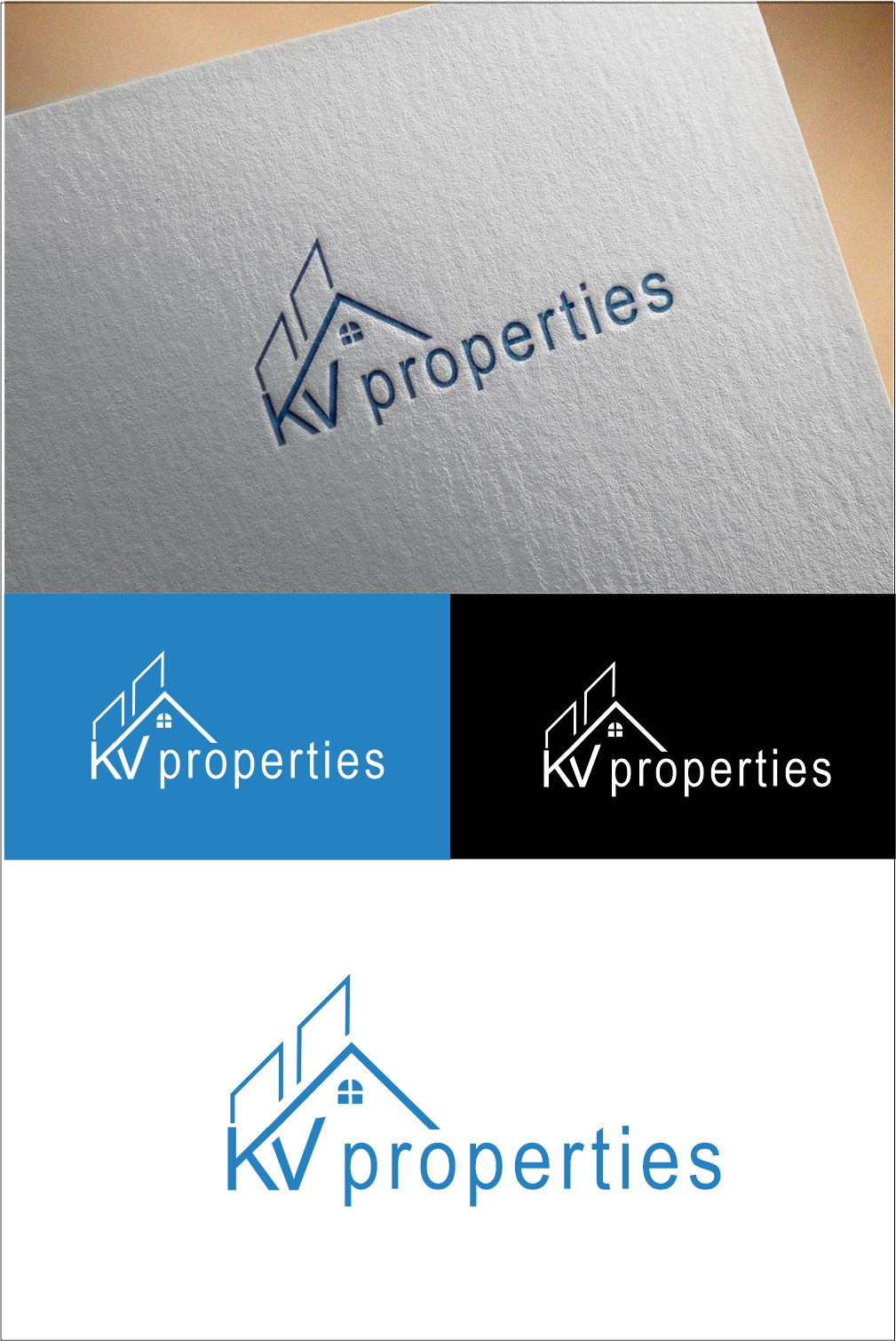 Logo Design by parwezalamgorakhpur for KV Properties | Design #32075636