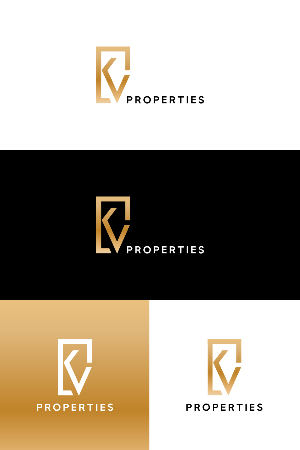 Logo Design by AHNAF_S for KV Properties | Design #32064180