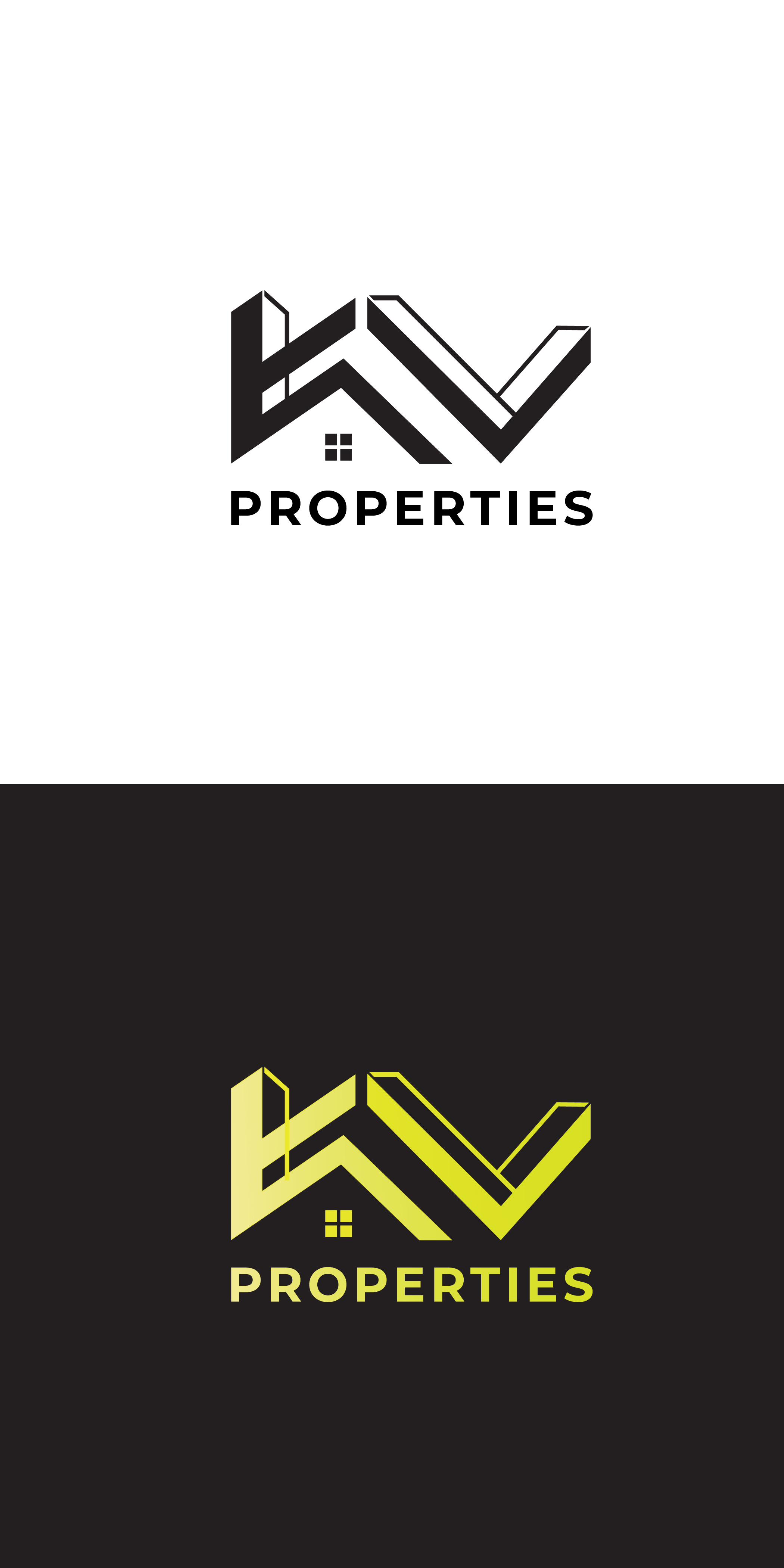 Logo Design by yolo.taste for KV Properties | Design #32088524