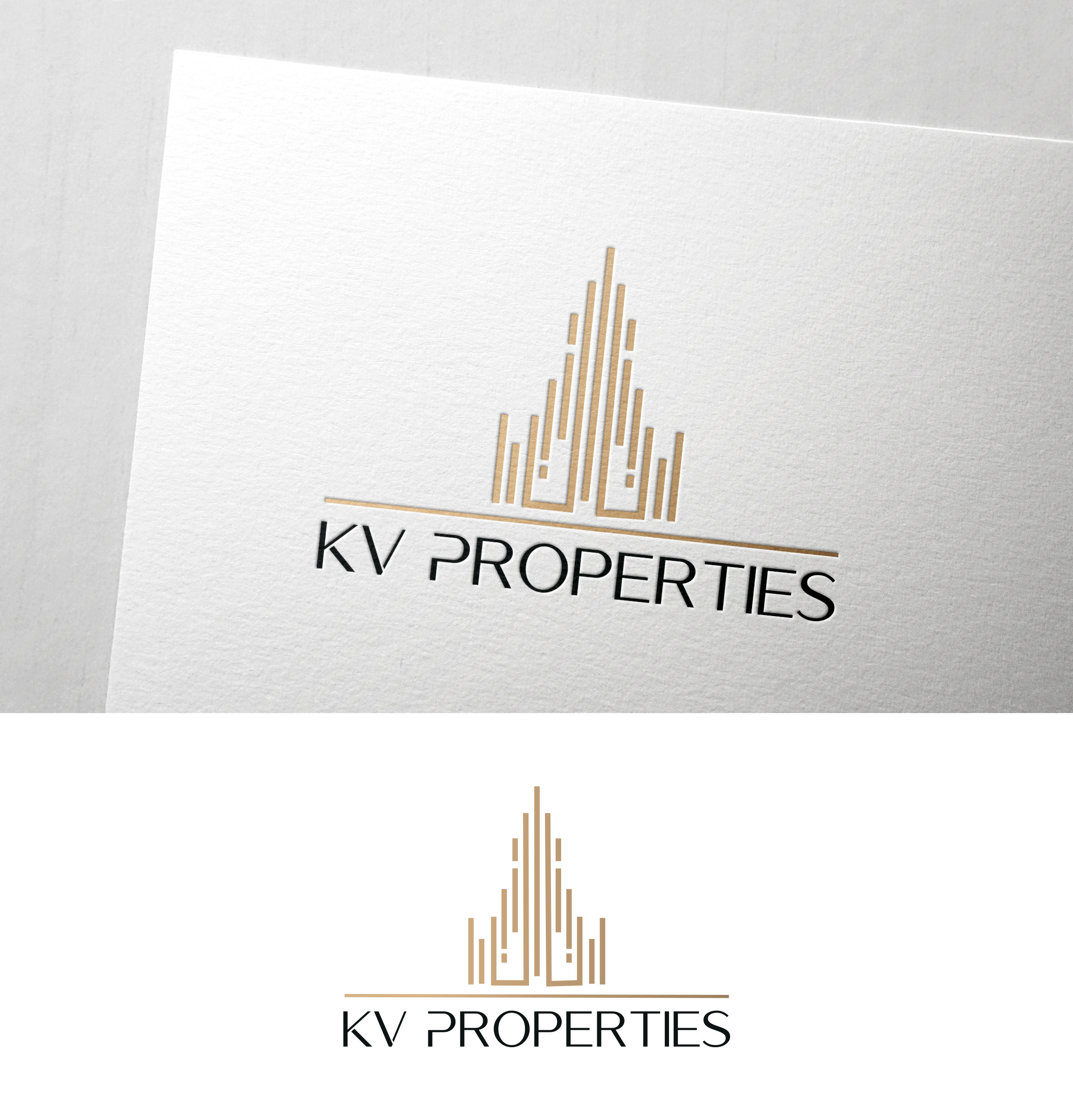 Logo Design by Impressive Solutions for KV Properties | Design #32066702