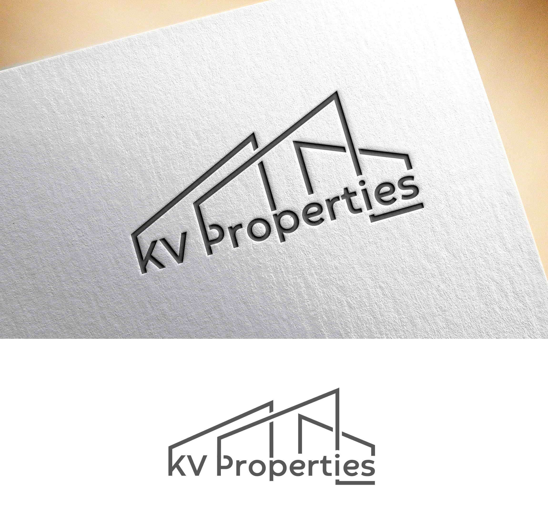 Logo Design by Impressive Sol for KV Properties | Design #32066703