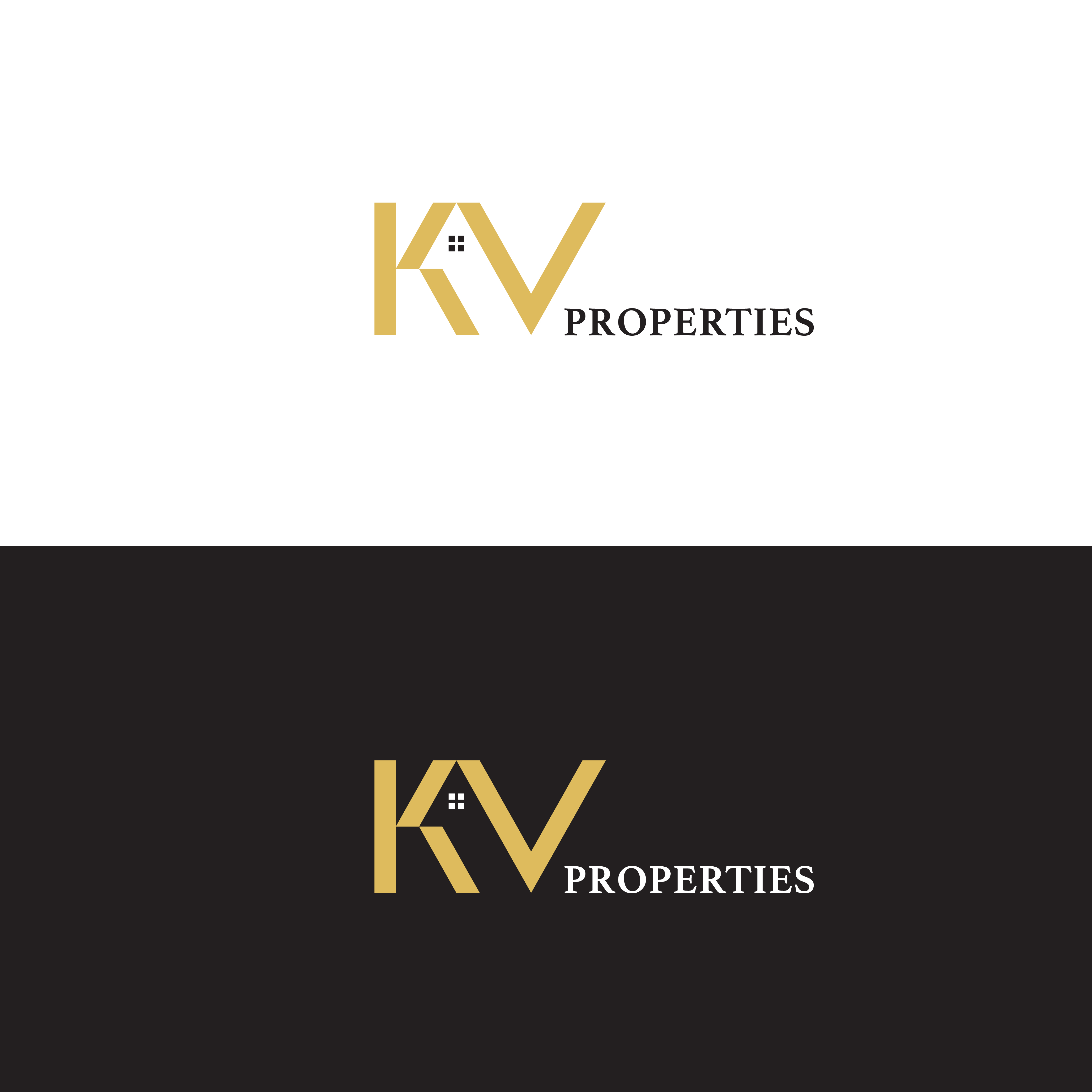 Logo Design by sutrisno.alrasyid for KV Properties | Design #32067785