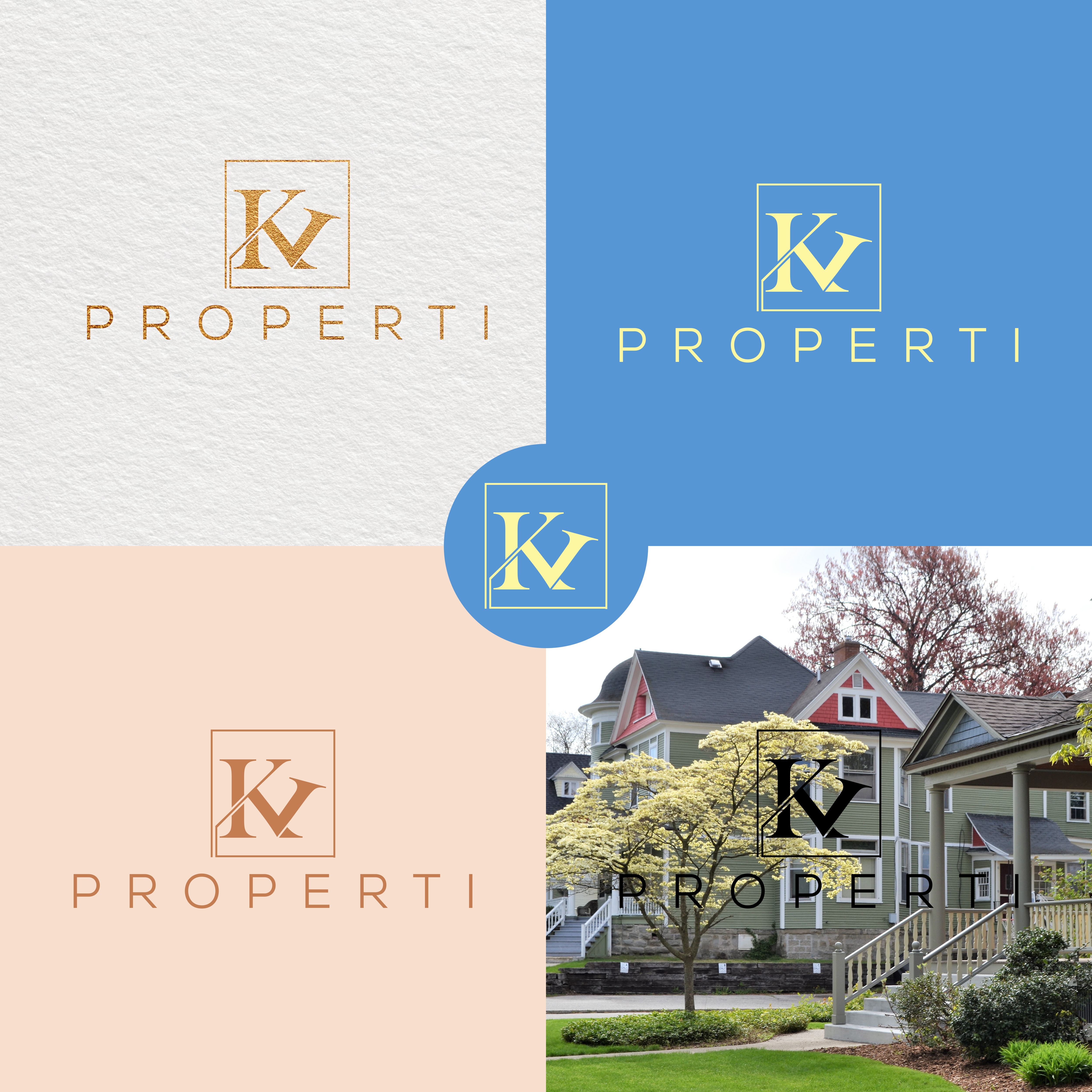 Logo-Design von FRAYA DESIGN für KV Properties | Design #32065350