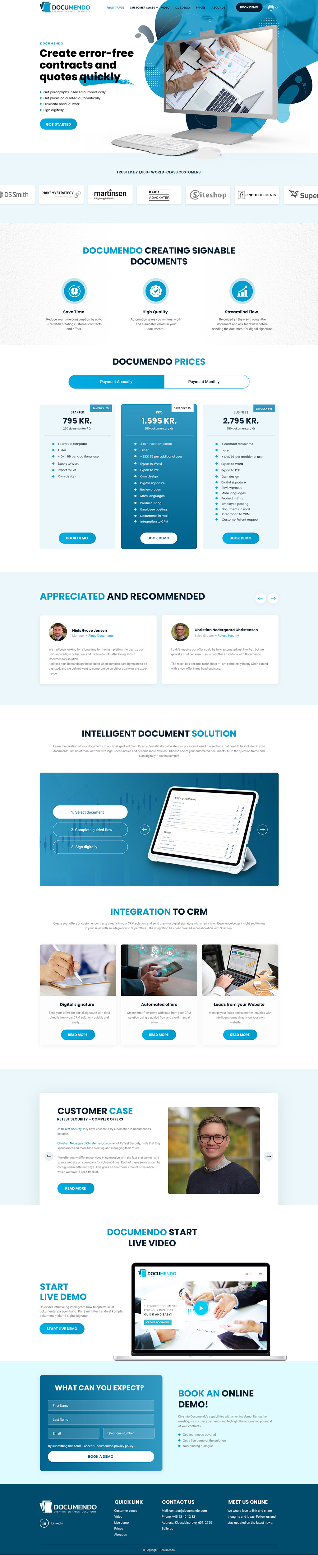 Web Design by Revolt Team for this project | Design #32108113