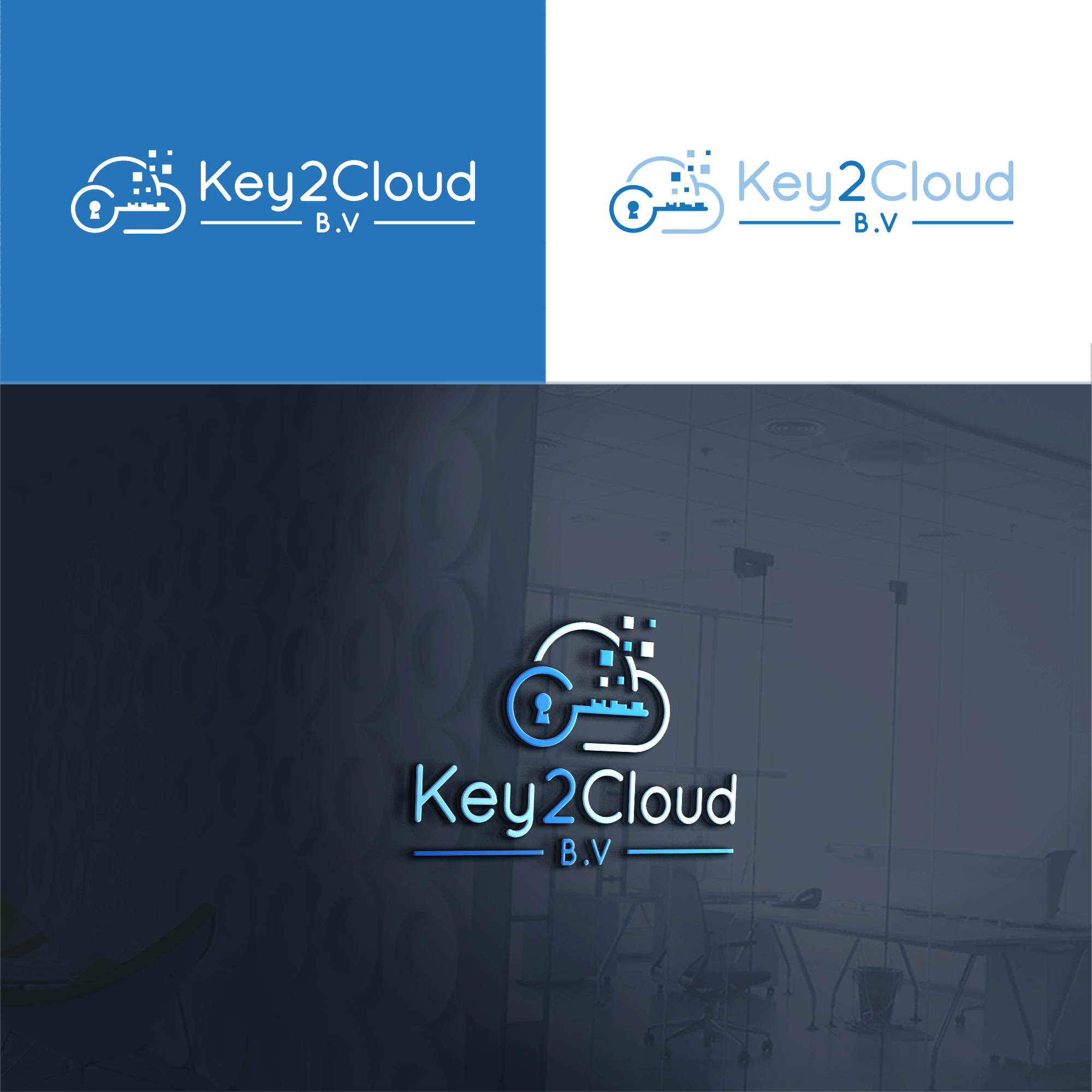 Diseño de Logo por RA-bica para Key2Cloud B.V. | Diseño #32071937